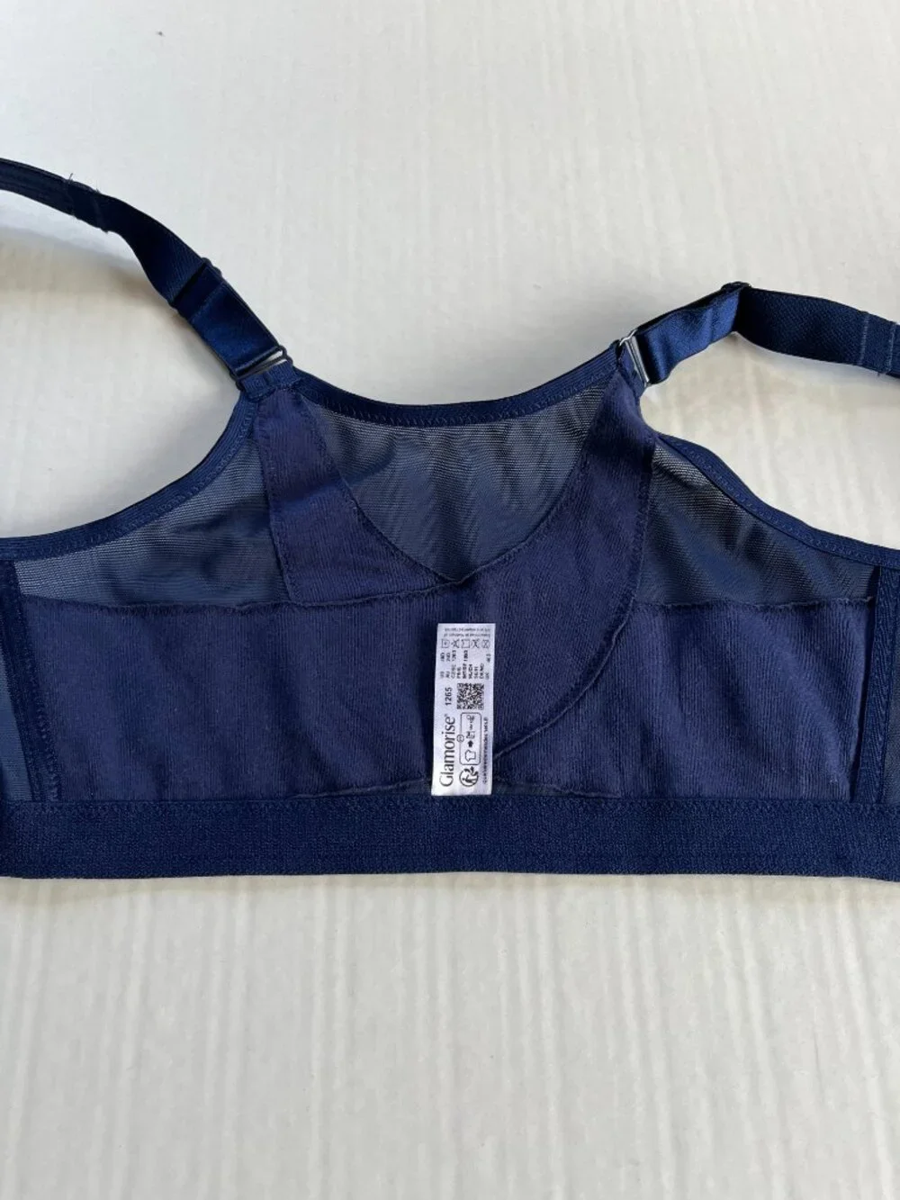 Glamorise 46D Blue MagicLift Front-Closure Posture Back Bra Curvy Women - Picture 6 of 9